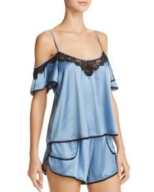 Thistle Spire Devoe Satin Flounce Off-the-Shoulder Cami at Bloomingdales